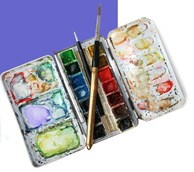 paint tin watercolours